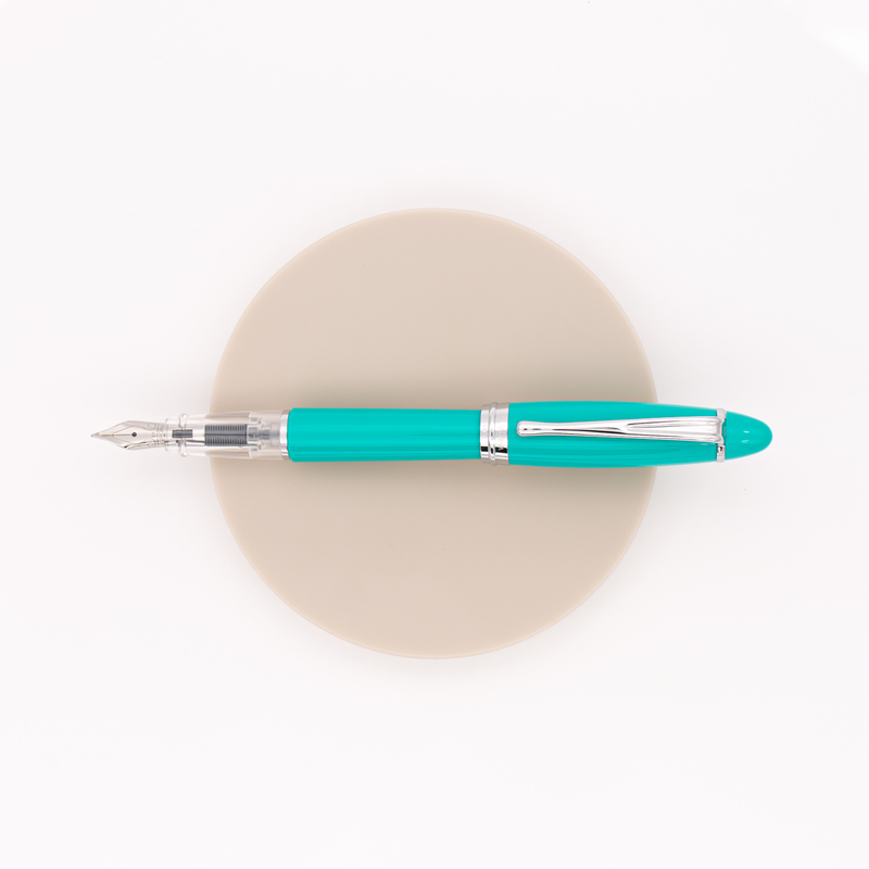 Aurora Ipsilon Demo Colors Penna Stilografica Turchese & Rodio