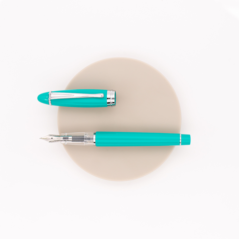 Aurora Ipsilon Demo Colors Penna Stilografica Turchese & Rodio