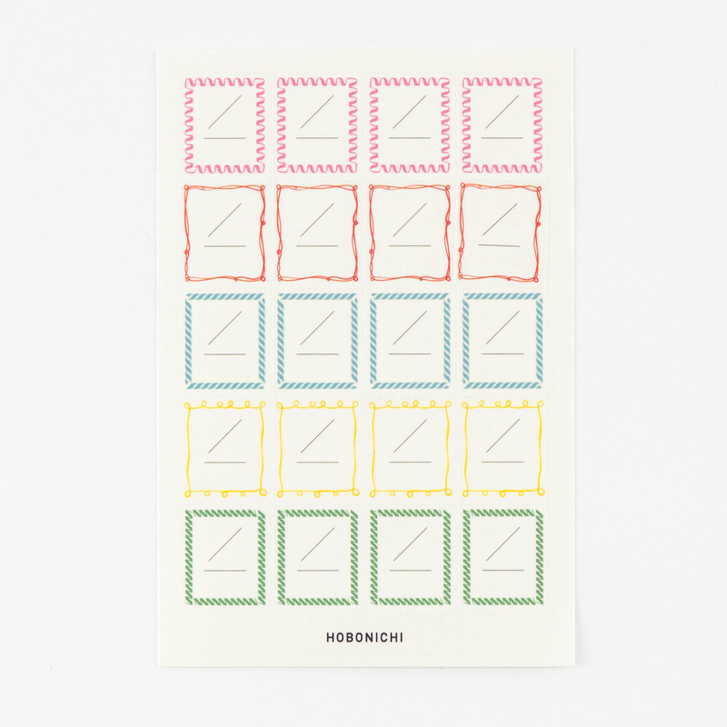 Hobonichi Frame Stickers