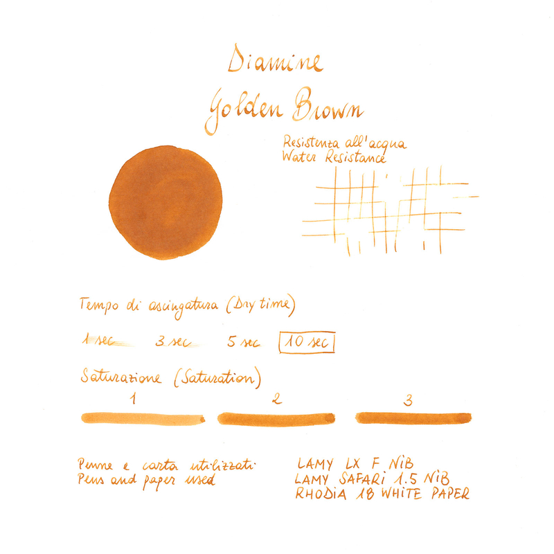 Diamine Golden Brown Inchiostro 30 ml