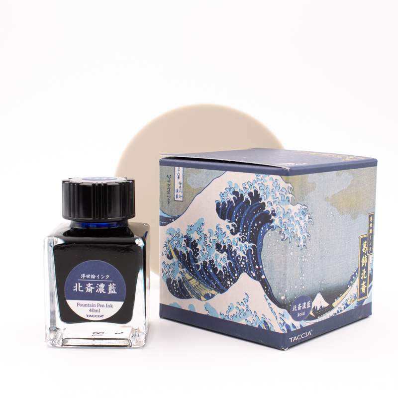 Taccia Ukiyo-e Hokusai Koiai Ink Bottle 40 ml