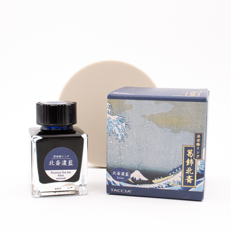 Taccia Ukiyo-e Hokusai Koiai Ink Bottle 40 ml