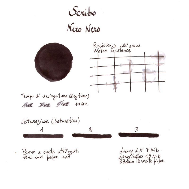 Scribo Nero Nero Inchiostro 90 ml