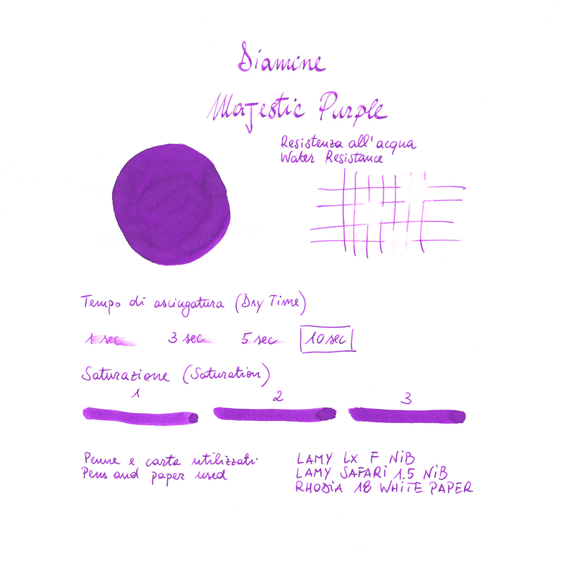 Diamine Majestic Purple Ink Bottle 30 ml