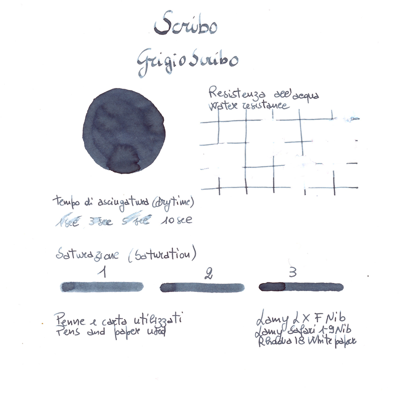 Scribo Grigio Scribo Inchiostro 90 ml