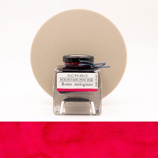Scribo Rosso Melograno Ink Bottle 90 ml