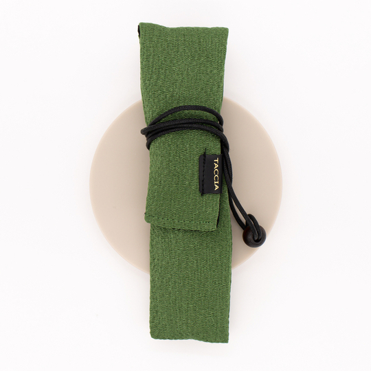 Taccia Kimono Pen Wrap Chirimen for 1 Pen Grass