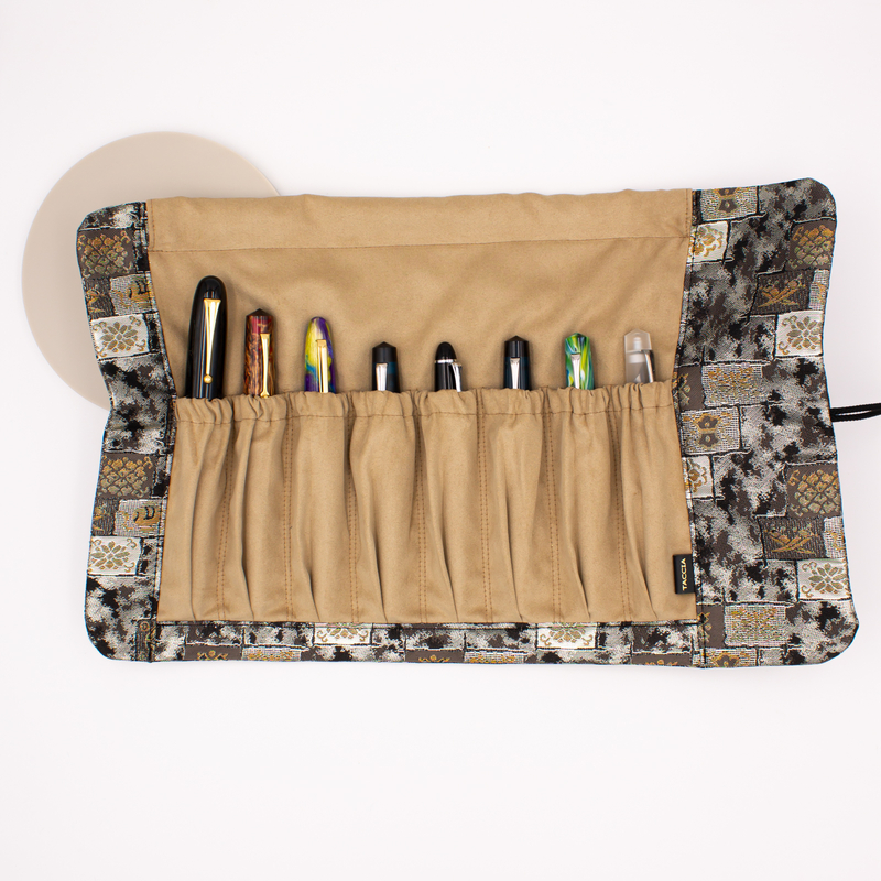 Taccia Kimono Pen Roll Rotolo Portapenne 8 Posti Mosaic