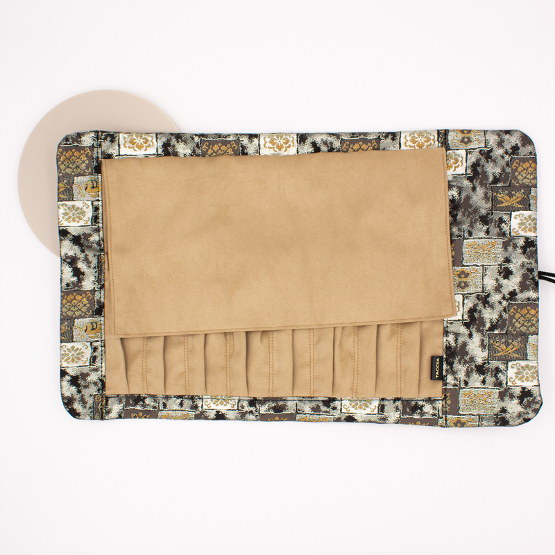 Taccia Kimono Pen Roll Rotolo Portapenne 8 Posti Mosaic