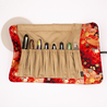 Taccia Kimono Pen Roll Rotolo Portapenne 8 Posti Sakura Festival