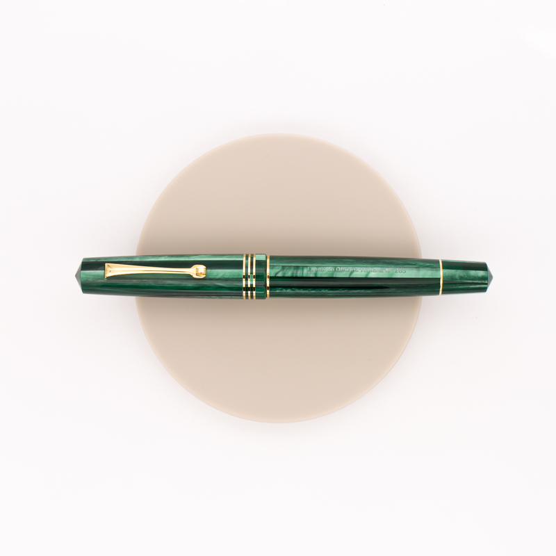Leonardo Officina Italiana Momento Zero Fountain Pen Alga Green & Gold
