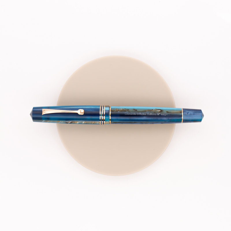 Leonardo Officina Italiana Momento Zero Fountain Pen Hawaii & Rose Gold