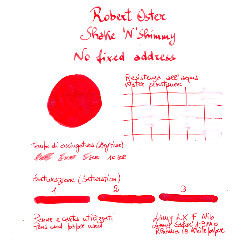 Robert Oster Shake 'N' Shimmy No Fixed Address Ink Bottle 50 ml
