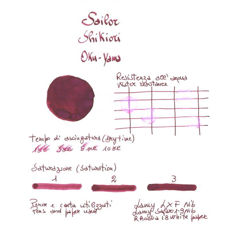 Sailor Shikiori Oku-Yama 3 Ink Cartridges