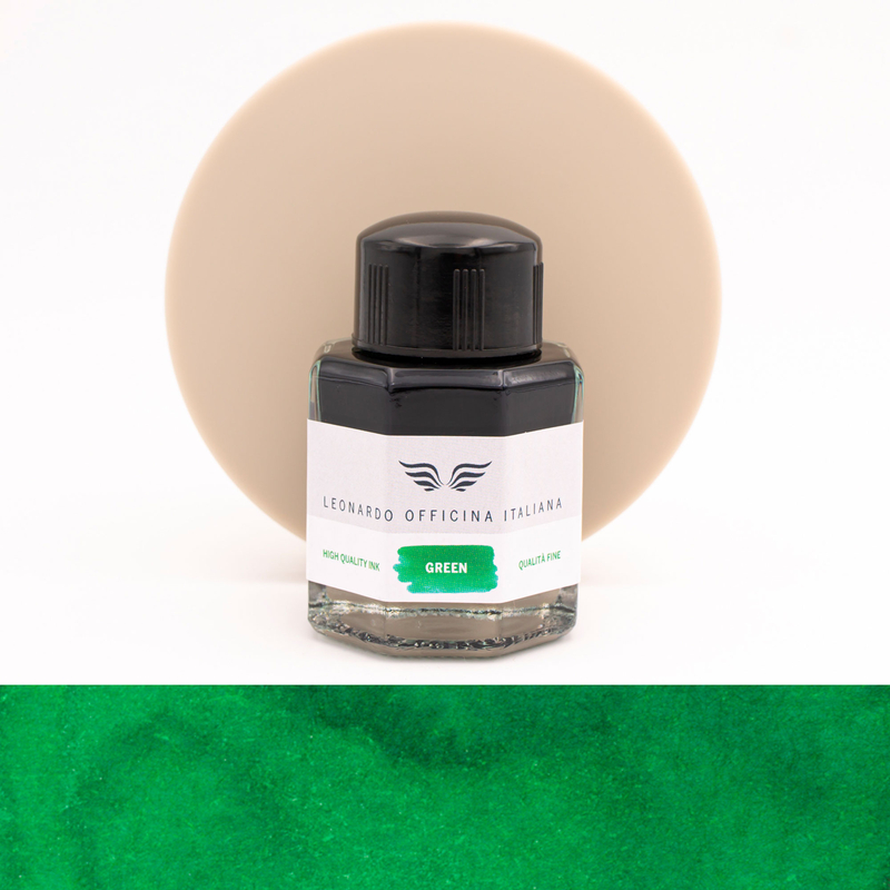 Leonardo Officina Italiana Forest Green Ink Bottle 40 ml