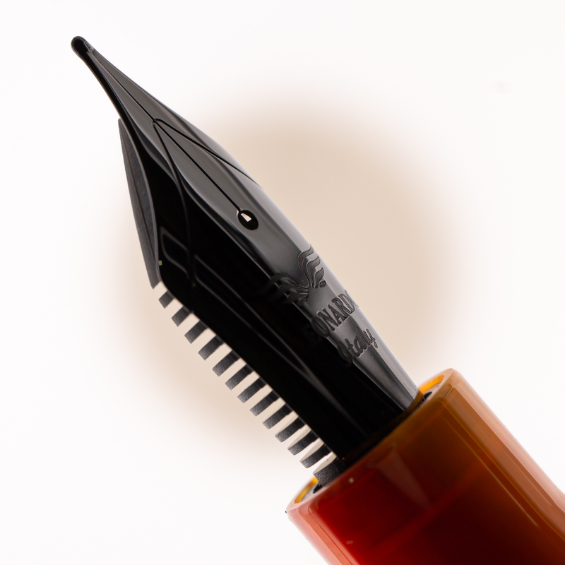 Leonardo Officina Italiana Momento Zero Fountain Pen Mango & Rhutenium
