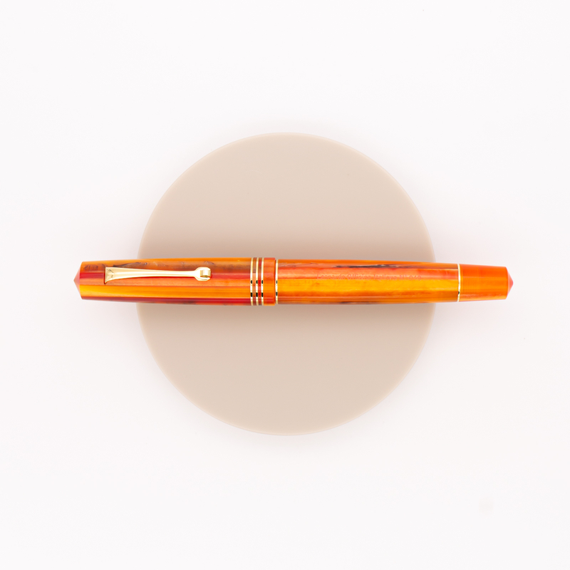 Leonardo Officina Italiana Momento Zero Penna Stilografica Mango & Oro 14 KT