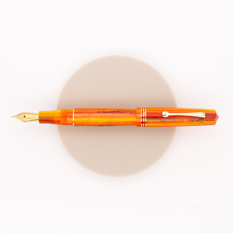 Leonardo Officina Italiana Momento Zero Penna Stilografica Mango & Oro 14 KT