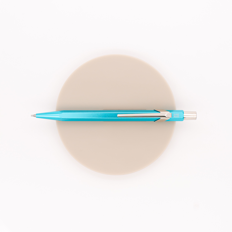 Caran d'Ache 844 Portamine 0.7 mm Metal-X Turchese