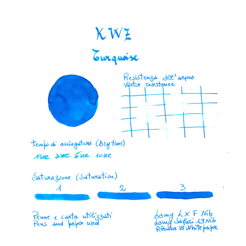 KWZ Turquoise Inchiostro 60 ml