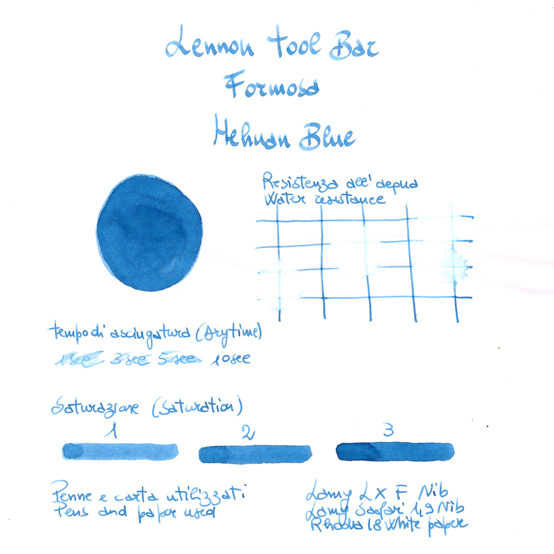 Lennon Tool Bar Formosa Hehuan Blue Ink Bottle 30 ml