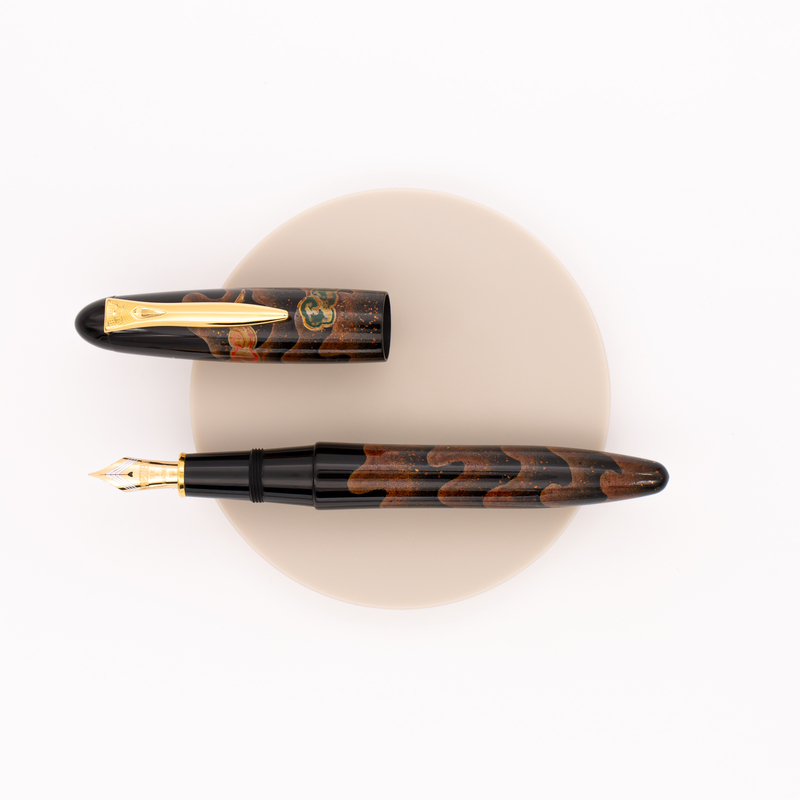 Platinum Izumo Yakumonuri Fountain Pen Ginsen Yakumo