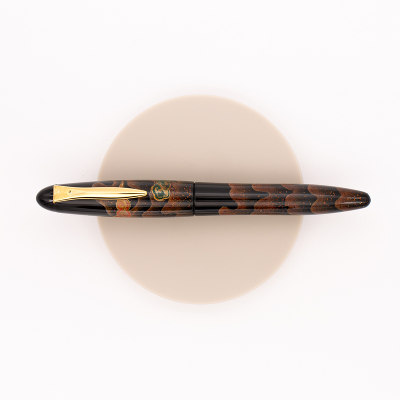 Platinum Izumo Yakumonuri Fountain Pen Ginsen Yakumo