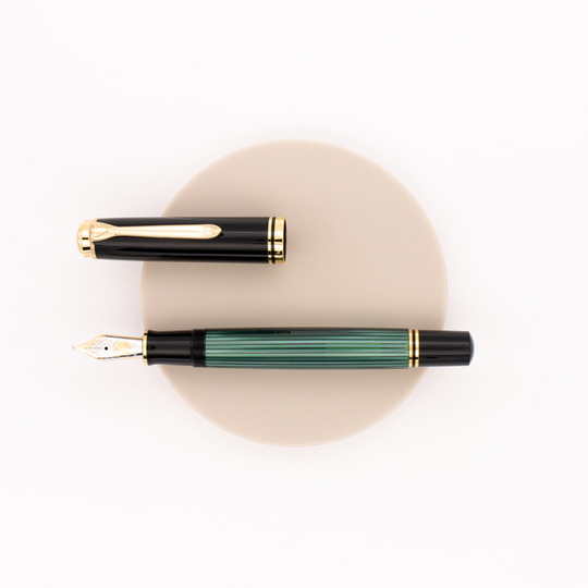 Pelikan Souveran M800 Penna Stilografica Verde & Nera