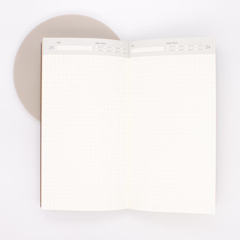 Traveler's Notebook Refill 005 Regular Size Agenda Giornaliera Libera