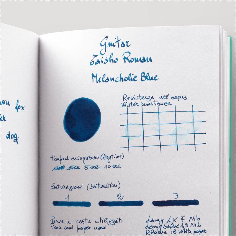 Guitar Taisho Roman Melancholic Blue Ink Bottle 40 ml