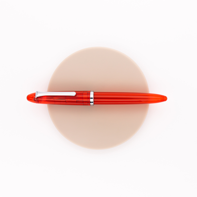 Sailor 1911 Compass Fountain Pen Transparent Red