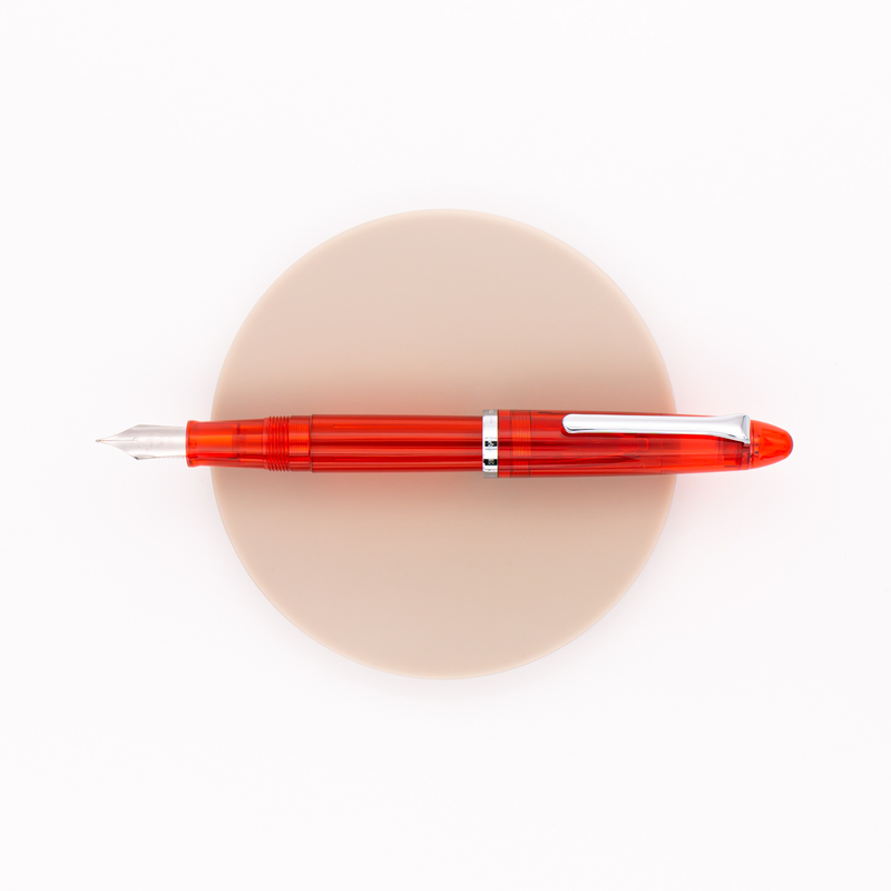 Sailor 1911 Compass Fountain Pen Transparent Red