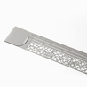 Midori Clip Ruler Stencil Silver