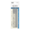 Midori Clip Ruler Stencil Silver