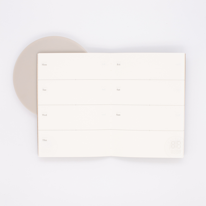 Traveler's Notebook Refill 007 Passport Size Agenda Settimanale Libera