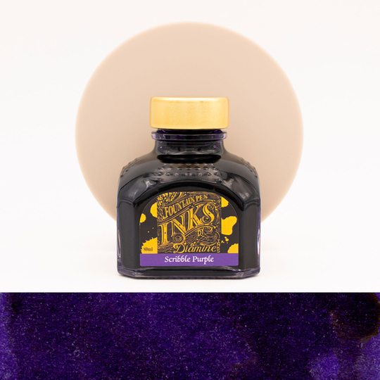 Diamine Scribble Purple Ink Bottle 80 ml