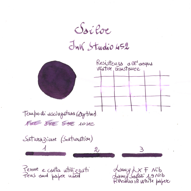 Sailor Ink Studio 452 Ink Bottle 20 ml