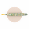 Leonardo Officina Italiana Momento Zero Fountain Pen Jade & Gold 14 KT