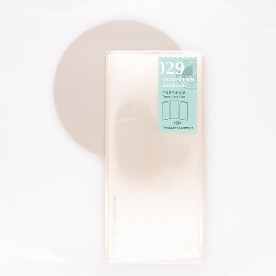 Traveler's Notebook Refill 029 Regular Size Three Fold File