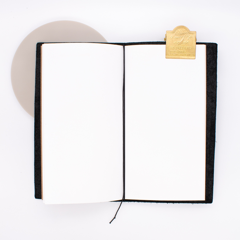 Traveler's Notebook Refill 030 Brass Clip "Have a Nice Trip"