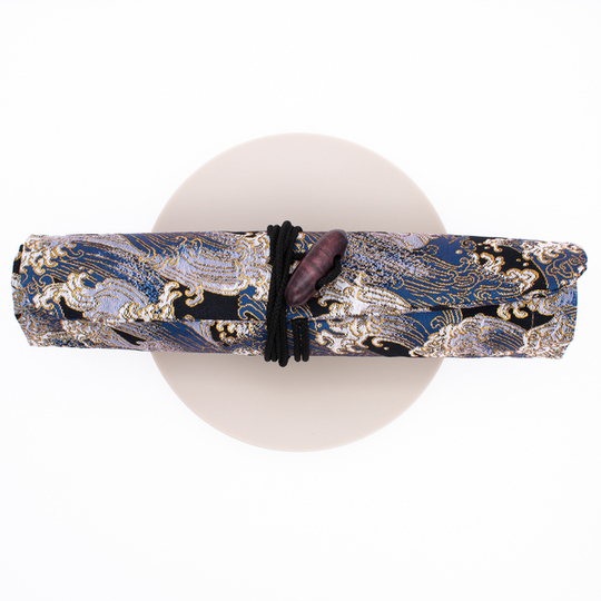 Taccia Kimono Pen Roll Rotolo Portapenne 4 Posti Wave