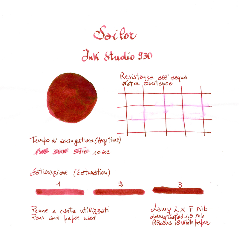 Sailor Ink Studio 930 Inchiostro 20 ml