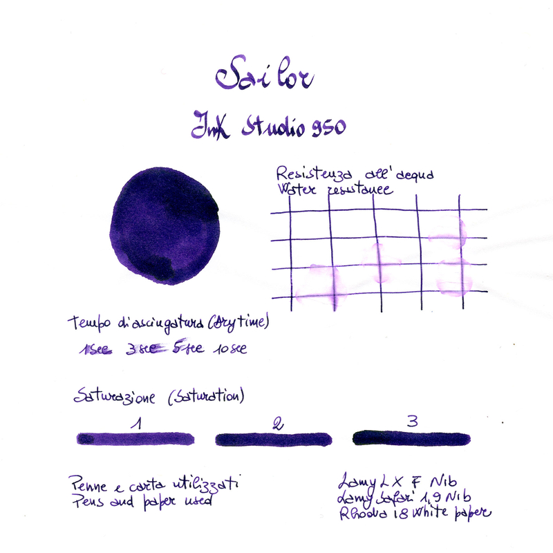 Sailor Ink Studio 950 Inchiostro 20 ml