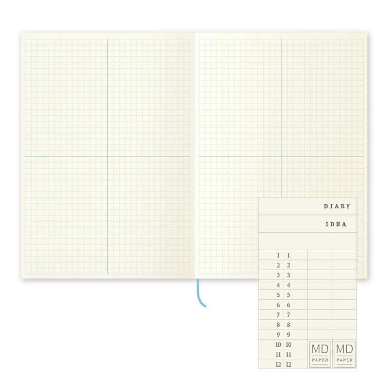 Md Paper Notebook Journal A5 Grid Block