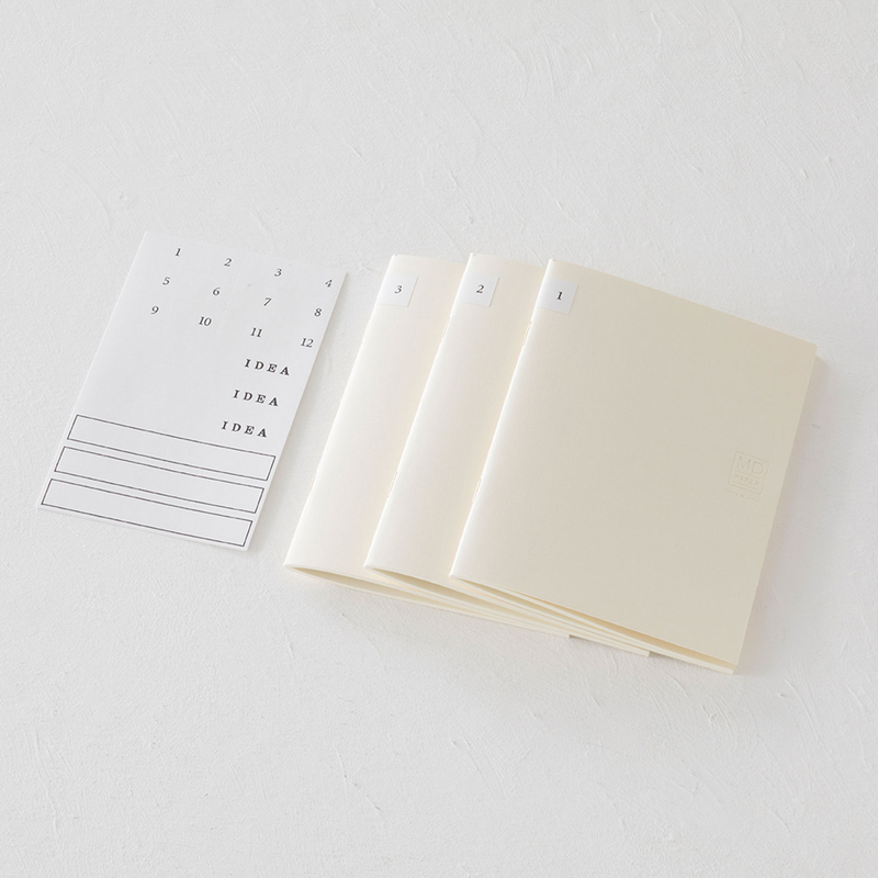 Md Paper Notebook Light A6 Righe Set 3 Quaderni