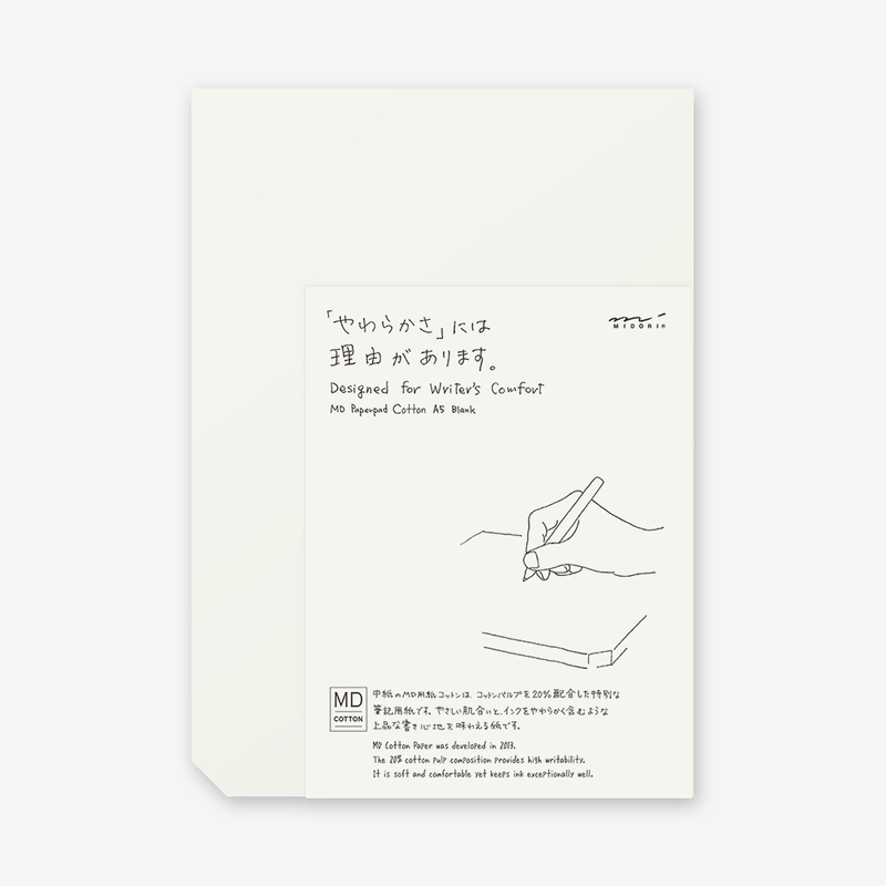 Md Paper Pad Cotton A5 Blank