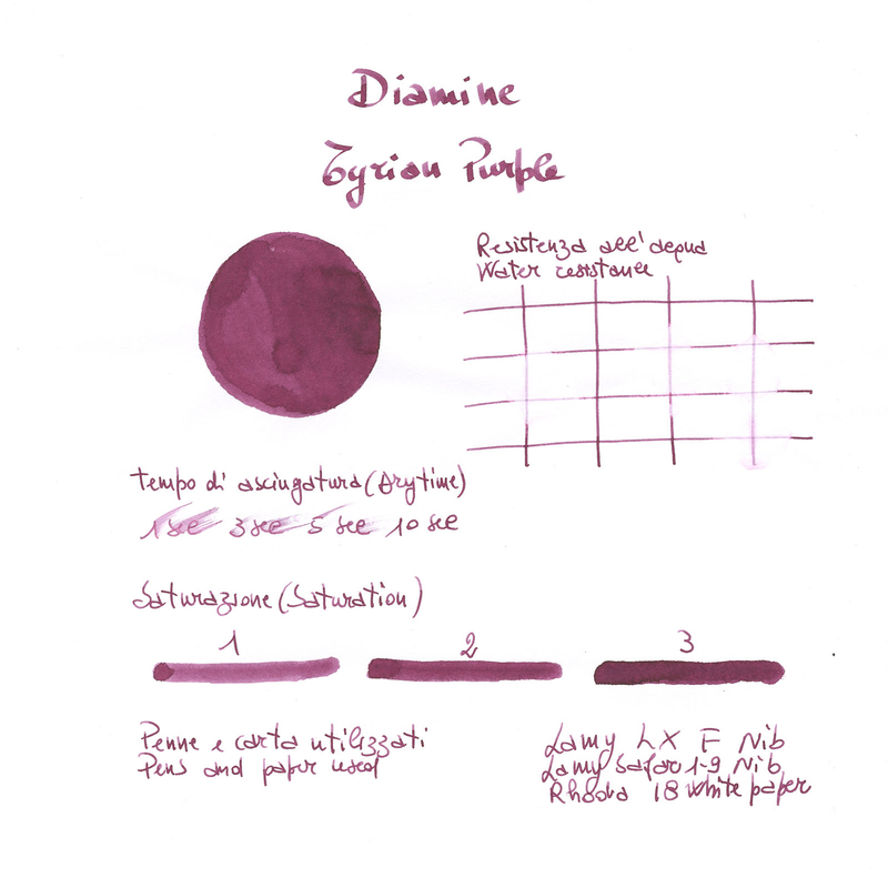 Diamine Tyrian Purple Inchiostro 30 ml