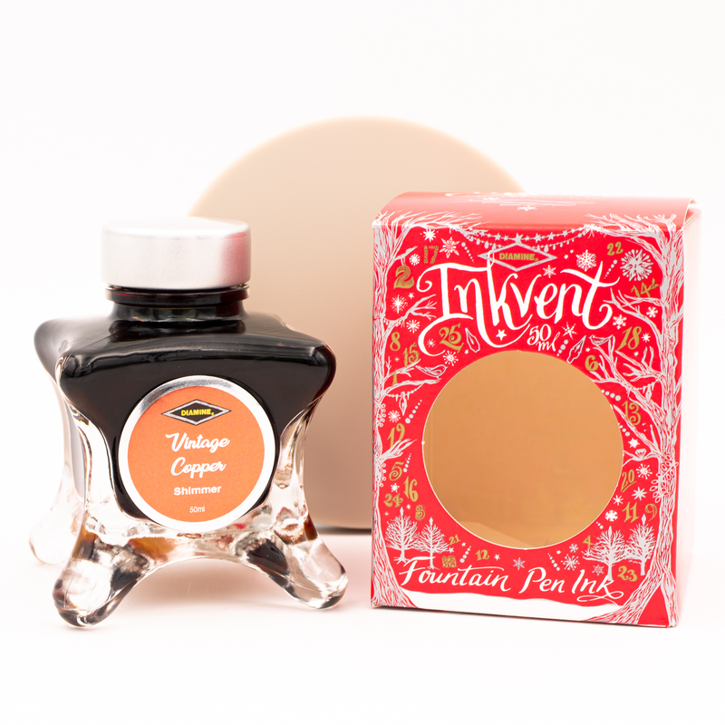 Diamine Inkvent Vintage Copper Inchiostro 50 ml Red Edition Shimmer