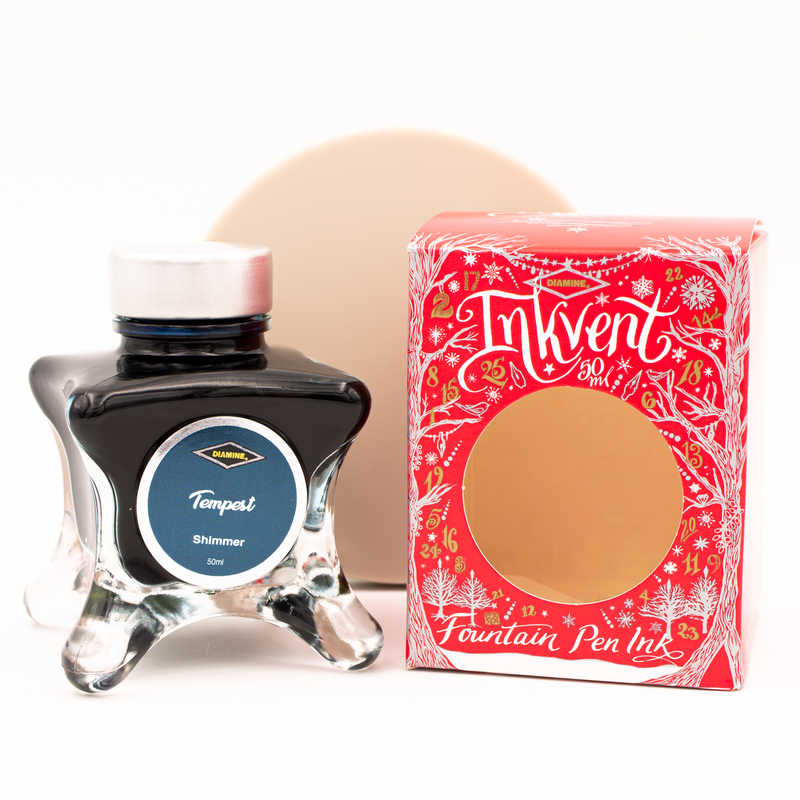 Diamine Inkvent Tempest Ink Bottle 50 ml Red Edition Shimmer