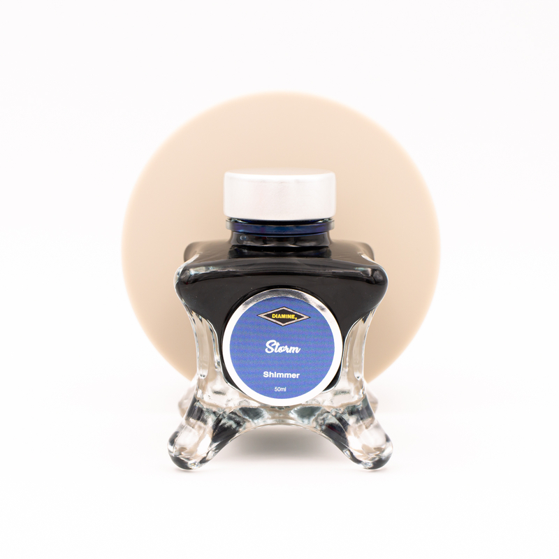 Diamine Inkvent Storm Ink Bottle 50 ml Red Edition Shimmer
